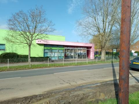 The Pink/Red is the Dickinson's Building