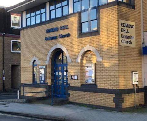 Edmund Kell Unitarian Church front of building